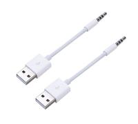 KYAOAYO-Lot De 2 Câbles Usb De Type A Mâle Vers Auxiliaire Mâle 3,5 Mm