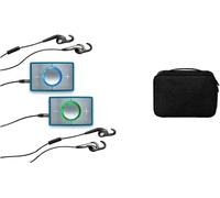 KYAOAYO-Lot De 2 Duos Turquo Avec Sac De Transport