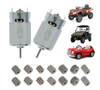 kyaoayo Lot de 2 moteurs électriques, 24 V RS555, 35000 tr/min, moteur électrique, mini moteur, accessoires de moteur pour véhicules pour enfants, convient aux véhicules pour enfants, petits véhicules