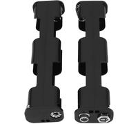 KYAOAYO-Lot De 2 Supports Piles Aa 4 Cellules Dos À Dos Support Piles Aa 108 X 26 X 17 Mm Support Batterie Avec Boucle 9 V Compatible Avec Gta Gtax Gtx Gtp Gti Détecteur Métaux