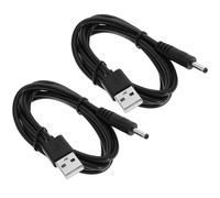 KYAOAYO-Lot De 3Pcs Câbles De Données Usb Vers Dc 3.5X1.35Mm Compatible Avec Foreo Luna/Luna 2/ Luna 3/ Mini 2 Usb Vers Dc 5 V Cordon D'Alimentation Jack Câble De Charge