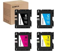 KYAOAYO-Lot De 4 Encres De Sublimation Compatibles Sg500 Sg1000 Avec Puce Améliorée, Remplacement Pour Imprimante Sawgrass Virtuoso Sg500 Sg1000, Noir, Cyan, Magenta, Jaune