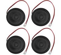 KYAOAYO-Lot De 4 Mini Haut-Parleurs Magnétiques 40 Mm 2 W Avec Connecteur Jst-Ph Compatible Avec Raspberry Pi Arduin Longueur Du Câble 100 Mm