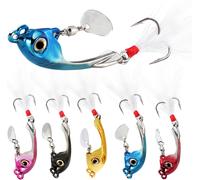 Kyaoayo-Lot De 5 Leurres De Pêche En Métal Avec Boîte - 6,5 Cm - 11,9 G
