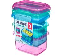Kyaoayo-Lunch Récipients De Conservation Alimentaire 400 Ml Petits Pots À Encas Plastique Sans Bpa Coloris Assortis Lot De 3