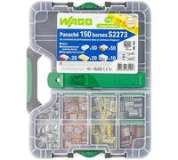 KYAOAYO-Malette De 150 Bornes De Connexion S2273 2, 3, 4, 5 Et 8 Entrées Pour Fils Rigides, Cuivre