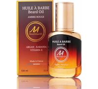 Kyaoayo-Mass Aliya Oil N°1Huile À Barbe-4 Huiles&parfum Sans Alcool Made In France-Favor La Croissance-Nourrit.Ricin-Jojoba-Argan-Karanja-Vitamine E-Soin Barbe Et Moustache-35ml (35 Ml, Ambre Rouge