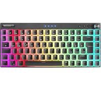 KYAOAYO-Mkcloud, Clavier Mécanique Sans Fil Rgb Noir, Ultra-Compact 75%, Switch Outemu Sq Pro Rouge, Langue Portugais+Us