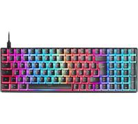 KYAOAYO-Mkultra, Clavier Mécanique Noir Rgb, Compact 96%, Switch Outemu Sq Marron, Espagnol -Us
