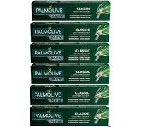 Kyaoayo-Mm Palmolive Men Classic Lot De 6 Crèmes À Raser Pour Homme ¿ Ra Lisse, Mousse Riche, Adoucit Les Poils Du Vi , Parfum Classique, Tous Types De Peau, Essentiel De Toilettage Quotidien