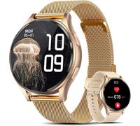 Kyaoayo-Montre Connectée Femme Avec Ecg+Hrv/¿¿¿¿É¿¿¿/Imc, 1,43"" Grand Écran Amoled Smartwatch Femme Avec Fonction Féminine, 24h Fréquence Cardiaque, Sommeil, Spo2, Podomètre Pour Android Ios