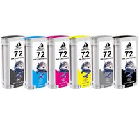 KYAOAYO-Multipack De 72 Cartouches D'Encre Pour 72 Compatible Avec Designjet T1100, T1120, T1200, T1300, T2300, T610, T620, T600, T770, T790, T795