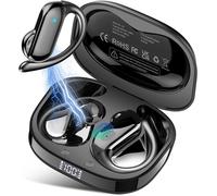 KYAOAYO-Open Ear Ecouteurs Sans Fil, Écouteur Bluetooth 5.4 Hifi Stéréo, Ecouteurs Sans Fil Sport Avec Enc Mic, Écran Led Ecouteurs Contrôle Tactile, 32H Oreillette Bluetooth Ipx7 Étanche