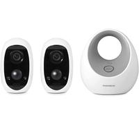 KYAOAYO-Pack Sécurité Connectée Sans Fil 1080P Full Hd, Installation Rapide, JusquÀ 1 An DAutonomie, Utilisation Intérieur/Extérieur, Détection De Mouvement/Sirène/Enregistrement Carte Sd- 512504