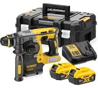 KYAOAYO-Perforateur Sans Fil Sds-Plus Brushless Xr 18V, 24Mm Avec 2 Batteries 5Ah, Chargeur Multi-Tension Xr Et Coffret Robuste Tstak, Dch273P2T-Qw