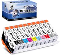 KYAOAYO-Pfi-300 Cartouche Pour Canon Pfi-300 Pfi-300Mbk Pfi-300Pbk Pfi-300C Pfi-300M Pfi-300Y Pfi-300Pm Pfi-300Pc Pfi-300R Pfi-300Gy Pfi-300Co Compatible Pour Canon Imageprograf Pro-300(10Pack)