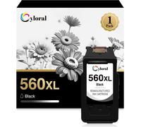 KYAOAYO-Pg-560 Xl Cartouche Encre Remplacement Pour Canon 560 Xl 560Xl Noir Pour Pixma Ts5350 Ts5350A Ts5351I Ts5350I Ts5352I Ts7450 Ts7451 Ts5352 Ts5352A Ts5351 Ts5351A Ts5353 Ts5355A Ts7450A Ts7451