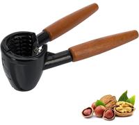 Kyaoayo-Pince À Champagne Et Casse-Noix , Bois/Aluminium Moulé Sous Pression, Longueur 16,8 Cm, Sieger Nussprofi Deluxe, Brun/Noir, 3326220