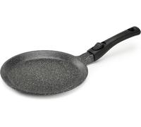 Kyaoayo-Poêle À Crêpes En Fonte D'aluminium Premium - Revêtement Anti-Adhésif Façon Pierre - Manche Amovible - Compatible Tous Feux Dont Induction, Four Et Lave-Vaisselle - Diamètre 24 Cm