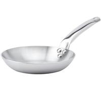 Kyaoayo-Poêle À Frire En Inox 3 Couches Alchimy - 20 Cm - Fabriquée En France, Sans Pfas, Maîtr De La Cuisson, Inox 18/10, Tous Feux + Four, Finition Poli Brossé, Gris