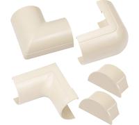 KYAOAYO-Raccords À Clipser Pour Goulotte Moulure i Joindre Plusieurs Goulottes De 50X25Mm Multipack De 5 Pièces Raccords De Goulotte Électrique Crème