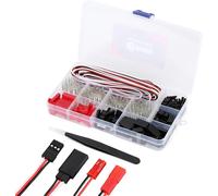 Kyaoayo-Rc Servir Prise Homme Femme Connecteur Ondulation Broche Câble Kit Pour Jst Syr Jr Futaba-Sanag