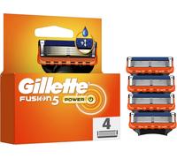 Kyaoayo-Recharges De Rasoir Fusion5 Power Pour Hommes, Pack De 4, Authentiques, Cartouches Avec Bande Lubrifiante Améliorée, 5 Lames Pour Un Ra Manuel Efficace, Compatibles Avec Manches Fusion