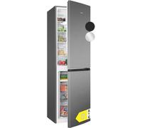 Kyaoayo-Réfrigérateur Et Congélateur 247l Inox Kg7360-Inox, Système Multiairflow, Totalement Sans Givre, 4 Étagères En Verre, 3 Tiroirs De Congélation, Éclairage Led