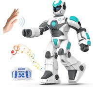 KYAOAYO-Robot Télécommandé Programmable Rc Pour Enfants, Grand Jouet De 40 Cm Avec Chant, Danse, Détection De Gestes Et Commande Vocale, Intelligent Rechargeable Pour Tout-Petits Garçons Filles 3+