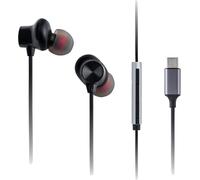 KYAOAYO-Rp-Tcm225Bdek Usb-C Écouteurs Intra-Auriculaires, Casque Filaire Avec Micro Et Télécommande Intégrés, Basses Puissantes, Ajustement Personnalisable, Câble De 1,2 M, Noir