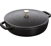 Kyaoayo-Sauteuse Chistera En Fonte, Ø 28 Cm, 3,7 L, Noir Mat