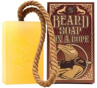 Kyaoayo-Savon À Barbe Pour Cordes - Savon À Barbe Pour Hommes Avec Parfum Citron Et Thym - Shampoing À Barbe Solide Pour Hommes 150 Ml
