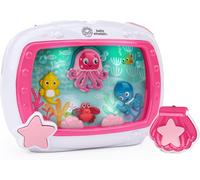 Kyaoayo-Sea Dreams Soother, Veilleuse Bébé Musicale Et Lumineuse Avec Bruit Blanc \ Aquarium Veilleuse Enfant Apaisante, 25+ Minutes Lumières Douces, Sons Océan, Télécommande, 0+ Mois, Rose