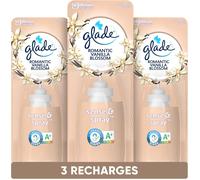 Kyaoayo-Sense & Spray Recharges Diffuseur À Détection De Mouvement - Infusé Aux Huiles Essentielles - Jusqu'à 2 Mois De Parfum - Romantic Vanilla Blossom - 3 Recharges
