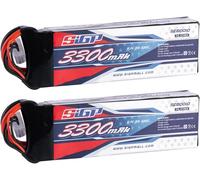 KYAOAYO-Sigp 3S 11,1V Lipo Batterie 3300Mah 100C Avec Prise Xt60 Pour Véhicules Rc - Réservoir De Voiture - Pour Camion, Bateau, Truggy Racing Model Hobby