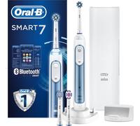 Kyaoayo-Smart 7 7000n Crossaction À Dents Électrique, 1 Poignée Connectée À L'application Bleu, 5 Modes, Capteur De Pression, 3 Têtes, Étui De Voyage, Cadeau, Affichage Du Mode Visible