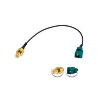 Kyaoayo-Smb Mâle Vers Fakra Z Femelle Câble D'extension 6in/15cm Universum Fakra Pr Vers Fiche Smb Adaptateur D'antenne Rg174 Type Z Câble