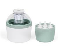 Kyaoayo-Sorbeti¿¿Re ¿¿Lectrique Dom461 ¿C Machine ¿¿ Glace ¿C Pour La Pr¿¿Paration De Glaces, Sorbets Et Yaourts Glac¿¿S - Cuve 1 L ¿C Avec Moule Pour 7 Batonnets Glac¿¿S Blanc/Gris