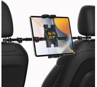 Kyaoayo-Support Tablette Voiture Central [Rétractable & Rotation] Porte Tablette Voiture Siège Arrière Pour Enfant, Fixation Appuie Tête Pour Switch, Lenovo, Galaxy, Ipad, Téléphone, 4-12,9