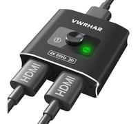 KYAOAYO-Switch Hdmi,4K60Hz Splitter Hdmi , Aluminum Hdmi Switch 2.0,Commutateur Hdmi 2 Entrées 1 Sortie Ou 1 Entrée 2 Sorties,Switch Support 4K3D 1080P Hdr Avec Ps5/4 Xbox Blu Ray Lecteur Dvd Pc Tv B