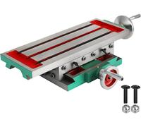KYAOAYO-Table De Frai 17,7 × 6,7 Pouces Table De Frai À Glissière Composée Multifonction Table De Travail Croix Fra use Composée 2 Axes 4 Façons Pour Tous Les Supports De Perceuse Fra use De