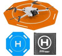 Kyaoayo-Tapis D'atterris Pour Drone, Octogonal, Réfléchissant, Pliable, Portable, Étanche, 52 Cm, Tapis D'atterris D'hélicoptère Pour Dji Flip/Neo/Mini 4k/Mini 4 Pro/Avata/Air 3s/Mini 3/2 Se-Fpvtosky