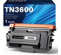 KYAOAYO-Tn3600 Toner (Avec Puce) Compatible Pour Brother Tn-3600 Tn3600Xl Tn3600Xxl Pour Mfc-L5710Dw Mfc-L5710Dn Hl-L6210Dw Dcp-L5510Dw Mfc-L6910Dn Hl-L5210Dn Mfc-L6710Dw Hl-L5210Dw Hl-L5215Dn (1 Noi