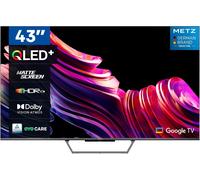 KYAOAYO-Tv Qled + Mqe7600 4K Uhd 43 Pouces Smart Tv Avec Google Tv Anti-Reflet Écran Mat Télév ur Dolby Vision Dolby Atmos Hdr Wi-Fi (2024 Modèle, Noir)