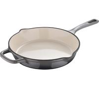 Kyaoayo-Unique Poêle En Fonte De 24,5 Cm Gris Fabriquée Avec Des Matériaux Recyclés Manche Ergonomique Batterie De Cuisine Pour Tous Types De Cuisinières