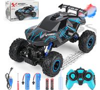 KYAOAYO-Voiture Télécommandée Tout Terrain Drift, 1:16 Voiture Telecommandé Enfant, Voitures Rc Drift Avec Lumière Led Et Sprays, Cadeaux Jouets Pour Enfants Garçons Fille 6 7 8 9 10 11 12 Ans