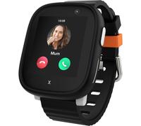 Kyaoayo-X6 Play - Montre Connectée Pour Enfants (Avec Sim) ¿ 4g, Appels, Mes S, Mode École, Fonction Sos, Localisation Gps, Appareil Photo, Podomètre - Incluant 3 Mois D'abonnement Gratuit (Noir)