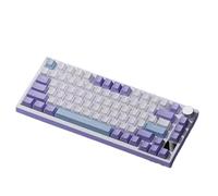 KyAPDmrxn Clavier mécanique avec écran TFT, Bouton Multifonctionnel, Compatible avec PC AK820 AK820Pro, Filaire, 2.4GHz, Connexion BT(AK820Pro Gift Purple)