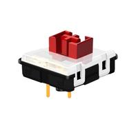 KyAPDmrxn SMD RGB MX Profil Bas 5.5 commutateur 3 Broches Clicky linéaire Tactile Clavier mécanique Silencieux Rouge Noir Bleu Marron commutateur Compatible avec (Color: Red)