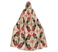 Kycvds Abstrait Drapeau du Sahara Occidental Map03 Costume Adulte Cape avec Capuche Décontractée Robe Cape Vêtements Manteau à Capuche Uniforme